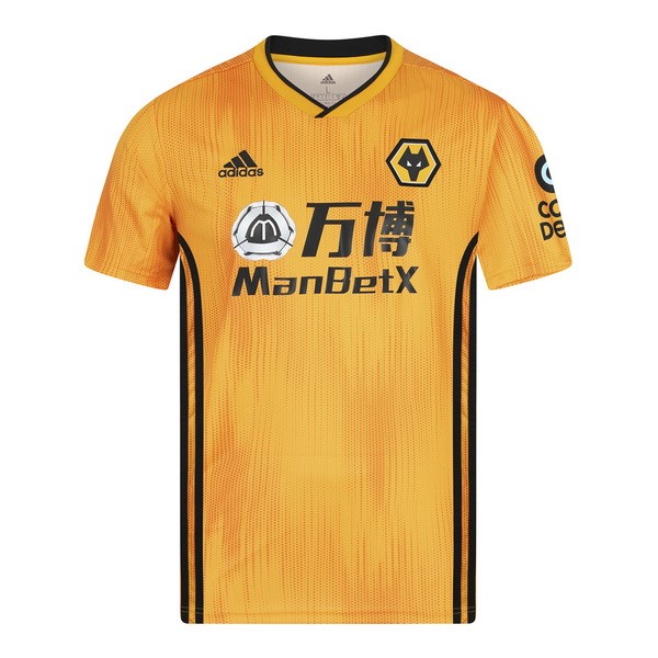 Tailandia Camiseta Wolves 1ª 2019-2020 Amarillo
